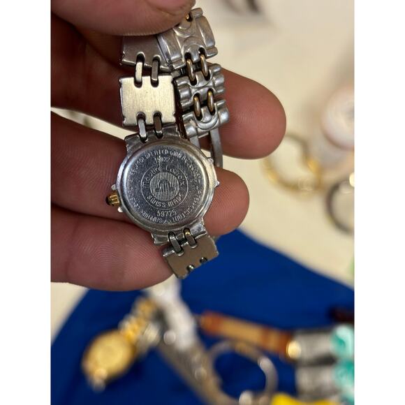 Vintage Maurice Lacroix Sapphire Crystal 2-Tone Womens Watch!